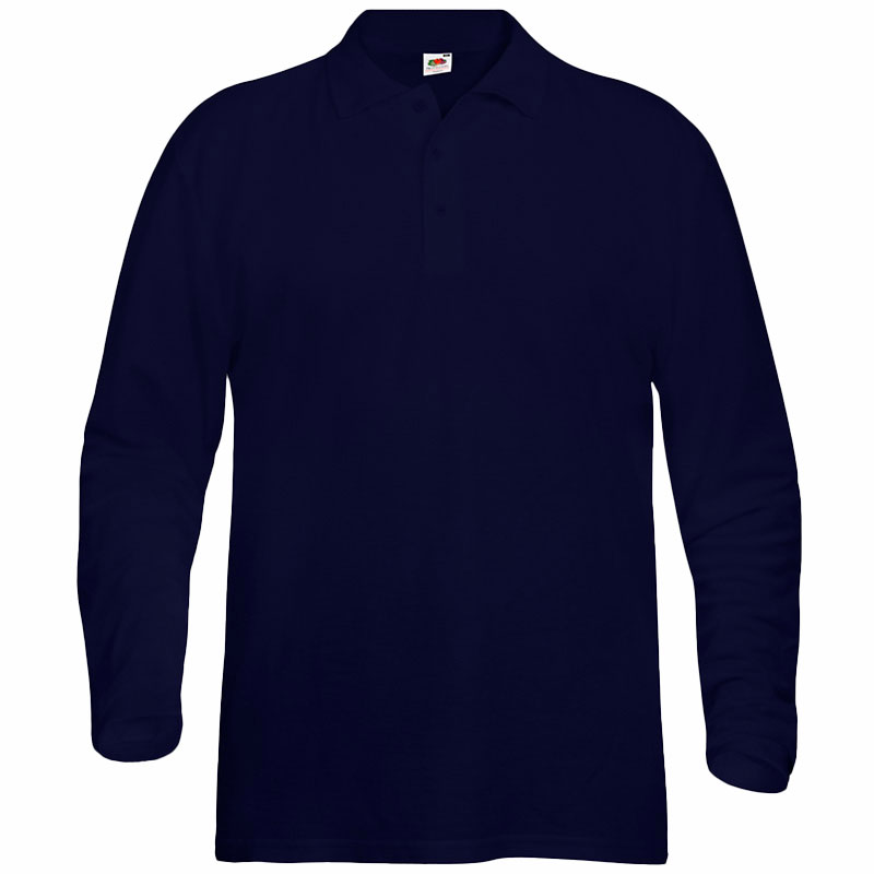 Polo Premium Manga Larga Hombre Frontal
